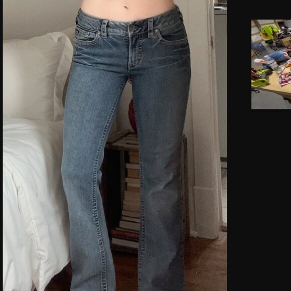 Y2K Silver Size 27/30 Suki slim Bootcut  Vintage 2000 Low Rise - Picture 13 of 16